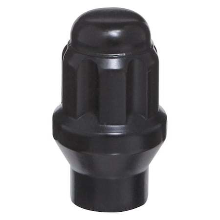 West Coast Wheel Accessories 14 x 1.5 in. Ultra Seat ET Spline Lug Nut, Black WCW-W1014SEB